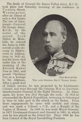 The Late General Sir J Talbot Airey