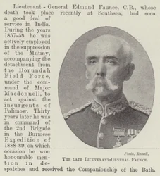 The late Lieutenant-General Faunce