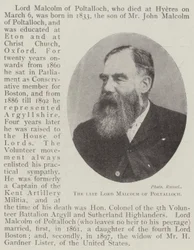 The late Lord Malcolm of Poltalloch