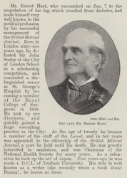 The Late Mr Ernest Hart