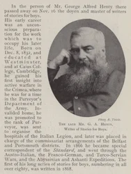 The Late Mr. G. A. Henty, Writer of Stories for Boys