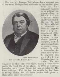The Late Mr. Lawson Tait