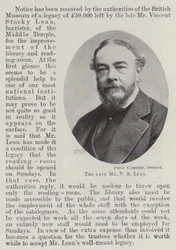 The late Mr V S Lean