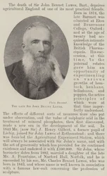 The Late Sir John Bennet Lawes