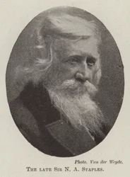 The late Sir N A Staples