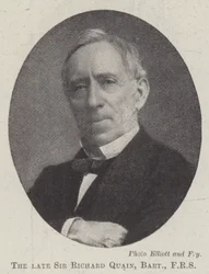 The late Sir Richard Quain, Baronet, FRS