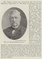 The late Surgeon-General Gordon