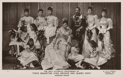 The wedding of Prince George, Duke of York, and Princess Mary of Teck