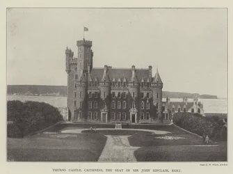Thurso Castle, Caithness, the Seat of Sir John Sinclair, Baronet