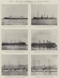 Types of the French Mediterranean and Channel Squadrons