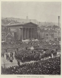 Unveiling the Colston Monument at Bristol
