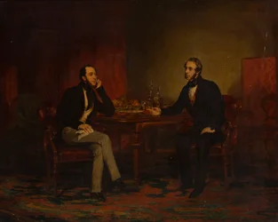 A Conversation Piece, c.1840