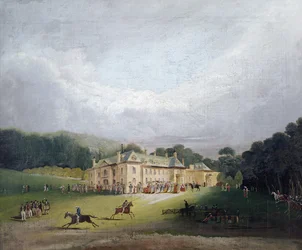 A Fete at Firle, where the ancient game of Quintain was revived, 1827