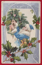 A Happy Christmas, Victorian Card