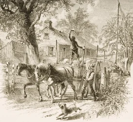 A Homestead in Kansas, from 