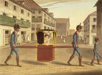 A Lady Going on a Visit (detail)