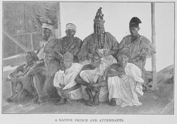 A Native Prince and Attendants, Illustration from 