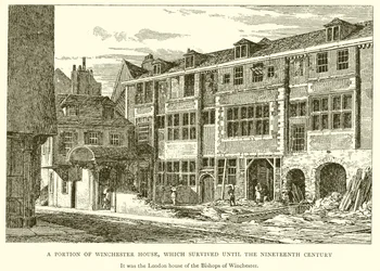 A Portion of Winchester House, which Survived until the Nineteenth Century