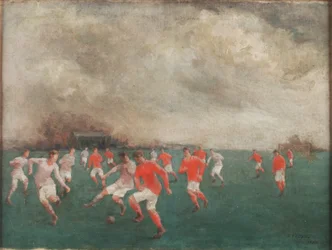 A Soccer Match, 1920