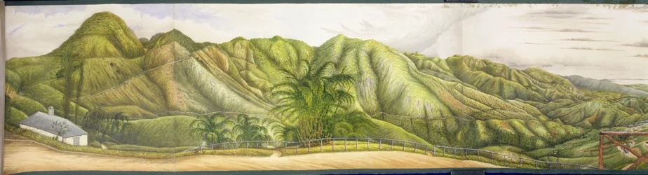 A View Towards Kingston from the Military Sanatorium at Newcastle, Blue Mountains, Jamaica, 1855
