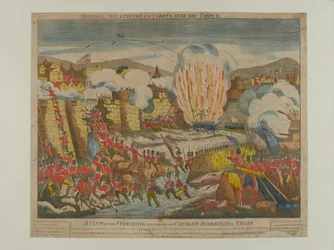 A View of the Storming and Taking of Ciudad Rodrigo in Spain 1812, published by Oliver and Boyd 1812