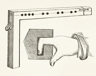 A Finger Pillory, used in the 15th Century, from 