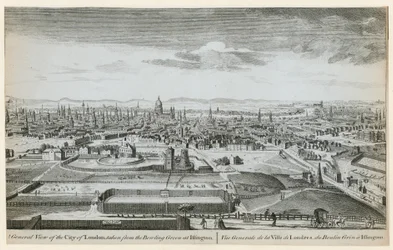 General View of London from the Bowling Green at Islington