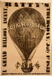 A Grand Balloon Ascent, Battys, Thursday, July 1st, 1852