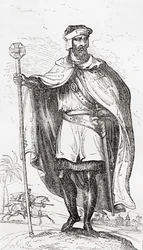 A knight templar, from Old England: A Pictorial Museum