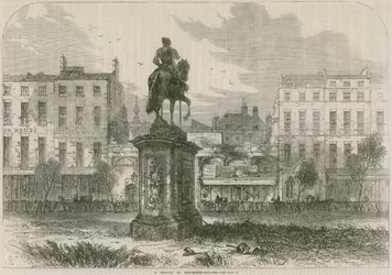 A sketch in Leicester Square, London