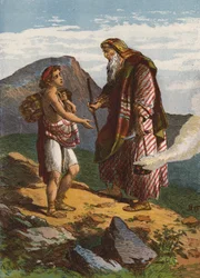 Abraham offering up Isaac