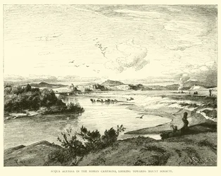 Acqua Acetosa in the Roman Campagna, Looking Towards Mount Soracte