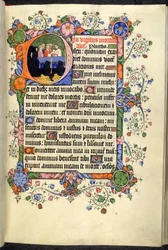 Vigils of the Dead (Office of the Dead), with Gothic Quadrata, from the Bedford Hours and Psalter