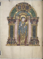St Swithun, Benedictional of St Aethelwold, 971-984