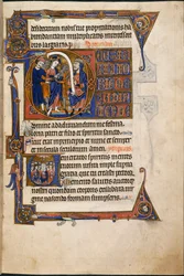 Jesus Before Caiaphas, in the Salvin Hours