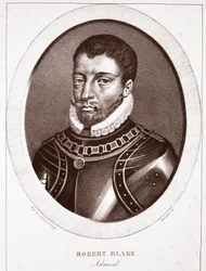 Admiral Robert Blake, engraved by de Langlume