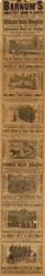 Advert for P T Barnum