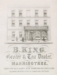 Advertisement for B King