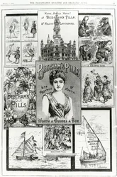 Advertisement for Beechams Pills, the Rosebud of Health, 1890