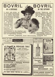 Advertising spread from The Graphic Christmas Number 1896
