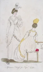 Afternoon dress for Sept 1799