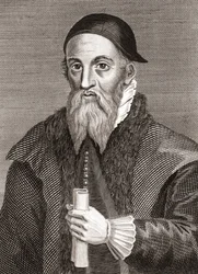 Alexander Erskine of Gogar, Scottish laird and keeper of James VI of Scotland at Stirling Castle. From Iconographia Scotica or Portraits of Illustrious Persons of Scotland, published 1797