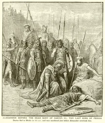 Alexander before the Dead Body of Darius III, the Last King of Persia