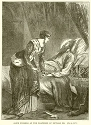 Alice Perrers at the Deathbed of Edward III