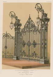 An Entrance Gate (by W Baily and Sons, London)