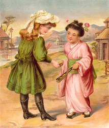 An Introduction between an English and an Asian girl