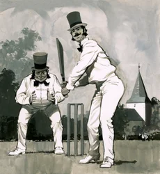 An Early Victorian Cricketer