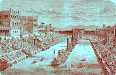 Ancient Arena Restored - Showing a Chariot Race