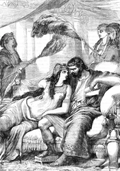 Antony and Cleopatra - Illustration in Completes de William Shakespeare 1866