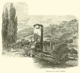 Approach to Narni, Umbria